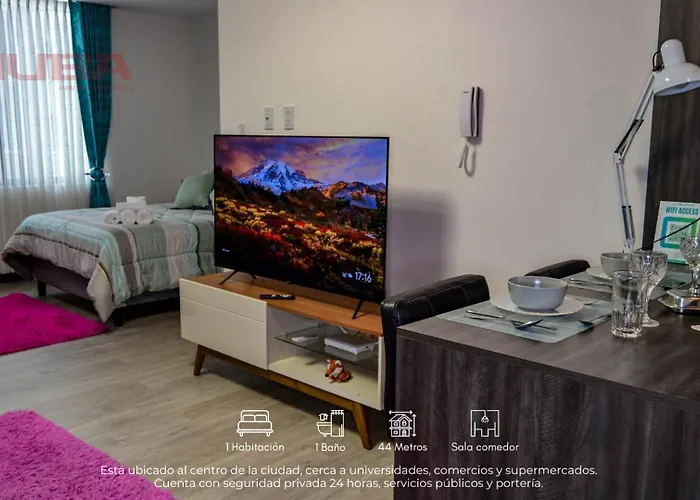 Centrico Y Moderno Mono Ambiente
